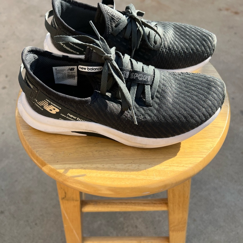 New Balance Women’s  Black and White Athletic Shoes